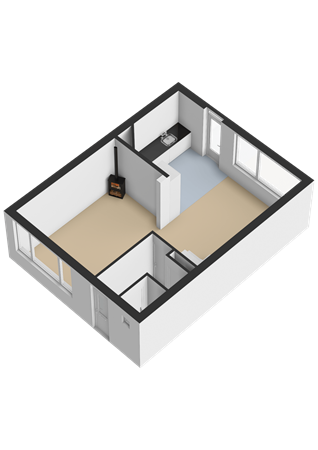 Floorplan - Beethovenlaan 14, 3752 WD Bunschoten-Spakenburg